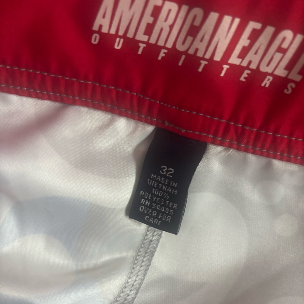 LOT OF 3 AMERICAN EAGLE & BURNSIDE SWIM TRUNKS SHORTS BEACH POOL SURF SIZE 32 - Picture 12 of 16